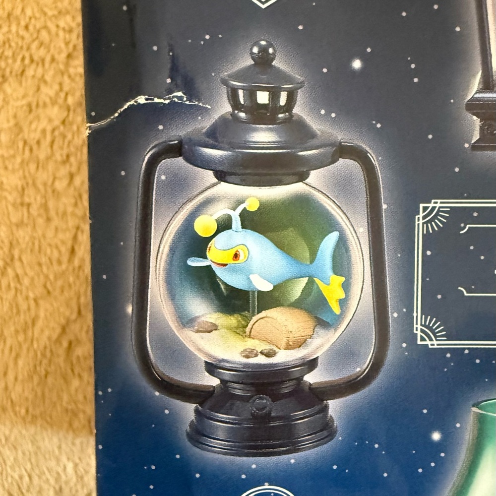 Lanturn Pokemon Lantern Diorama with Blue and Gold Accents. Package unopened. - Picture 2 of 7